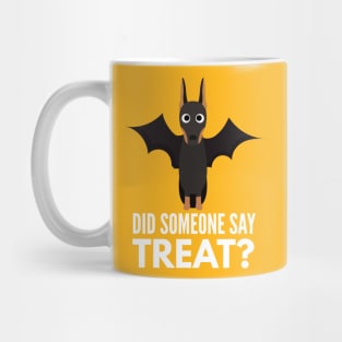 Doberman Halloween Trick or Treat Mug